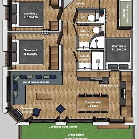 Val Thorens, Plein Centre, 8 Pers, 3 Chb, Vue Ouf! Appartamento *